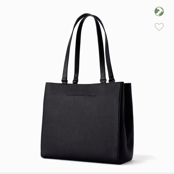Dagne Dover Bags Dagne Dover Black Leather Allyn Tote Medium Poshmark